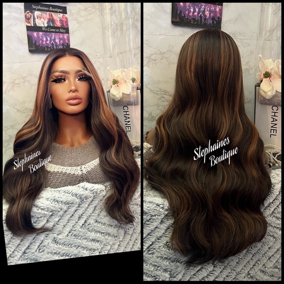 Human Hair Blended Lace Front Wig